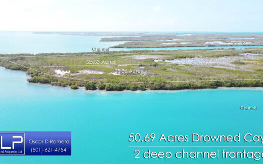 Belize Real Estate 50.69 Acres on Drowned Caye Island
