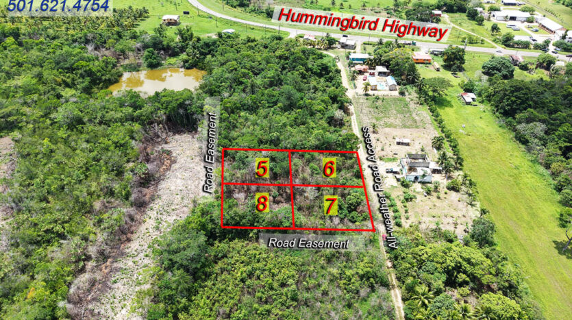 Hope Creek Lots For Sale in Belize
