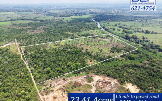 23.41 Acres Riverfront in Cayo District of Prime Belize Real Estate