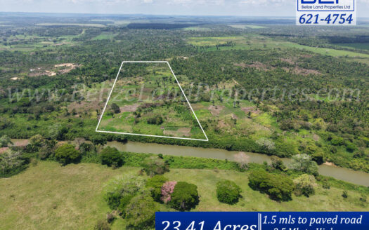 23.41 Acres Riverfront in Cayo District of Prime Belize Real Estate