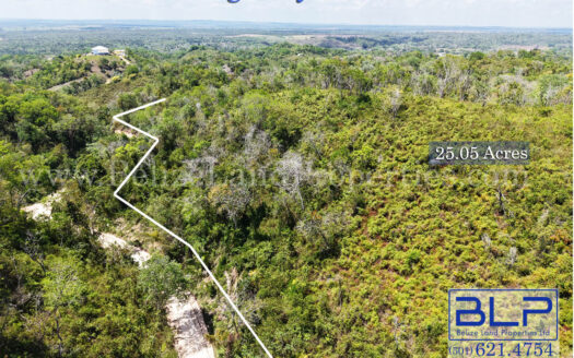 25.05 Acre Hilltop View Land for Sale in Cayo, Belize